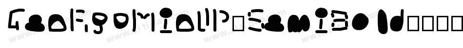 GenRyuMinJP-SemiBold字体转换