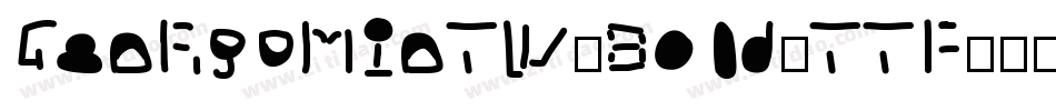 GenRyuMinTW-Bold-TTF字体转换