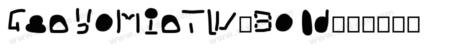 GenYoMinTW-Bold字体转换