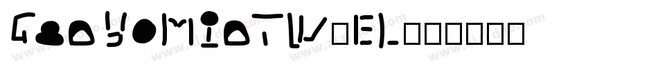 GenYoMinTW-EL字体转换
