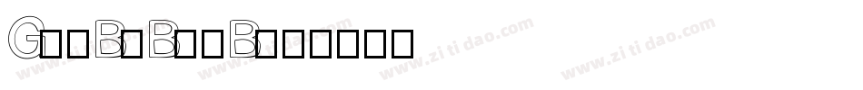 GenBkBasB字体转换