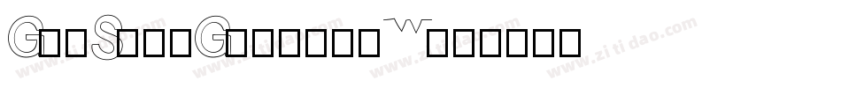 GenSekiGothicTW字体转换