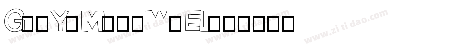GenYoMinTW-EL字体转换