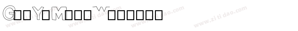 GenYoMinTW字体转换