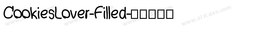 CookiesLover-Filled字体转换