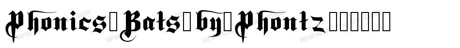 Phonics-Bats-by-Phontz字体转换