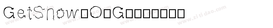 GetShow-O3G6字体转换