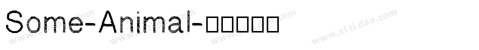 Some-Animal字体转换