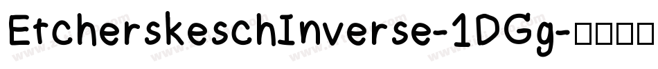 EtcherskeschInverse-1DGg字体转换