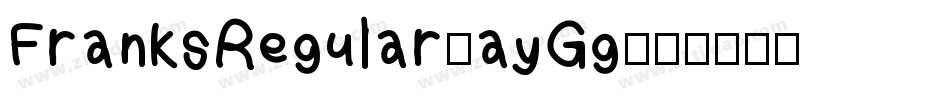 FranksRegular-ayGg字体转换