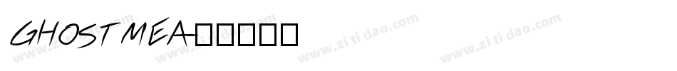 GHOSTMEA字体转换