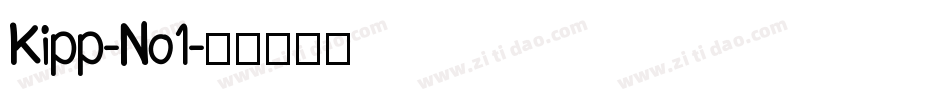 Kipp-No1字体转换