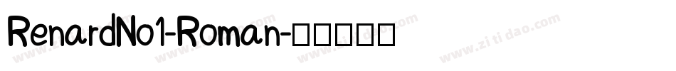 RenardNo1-Roman字体转换