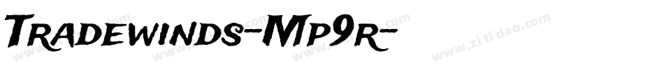 Tradewinds-Mp9r字体转换