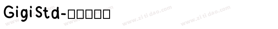 GigiStd字体转换
