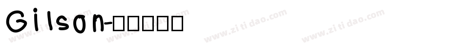 Gilson字体转换