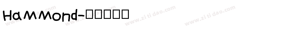 Hammond字体转换
