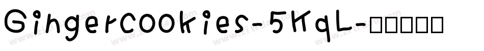 Gingercookies-5KqL字体转换