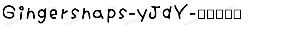 Gingersnaps-yJdY字体转换
