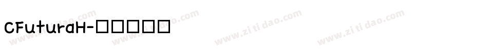 CFuturaH字体转换