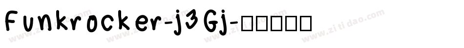 Funkrocker-j3Gj字体转换