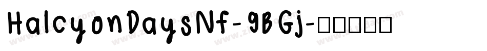HalcyonDaysNf-9BGj字体转换