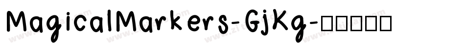 MagicalMarkers-GjKg字体转换