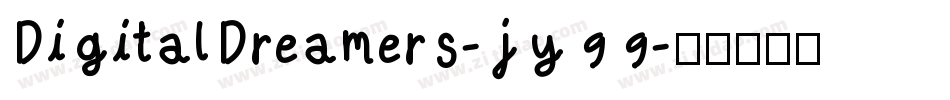 DigitalDreamers-jy99字体转换