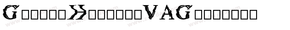 GlitchHollow-VAGw字体转换