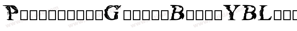 ParametricGlitchBold-YBLa字体转换