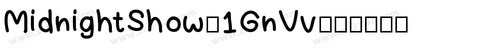 MidnightShow-1GnVv字体转换