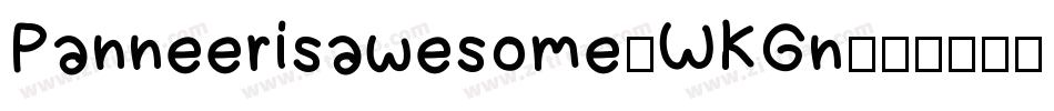 Panneerisawesome-WKGn字体转换