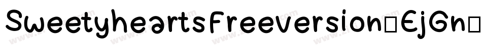 SweetyheartsFreeversion-EjGn字体转换