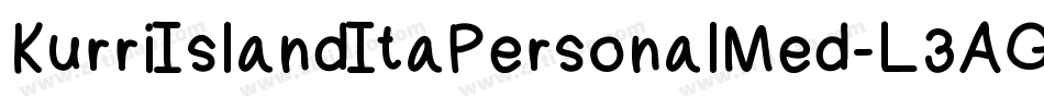 KurriIslandItaPersonalMed-L3AGn字体转换 KurriIslandItaPersonalMed-L3AGn字体转换