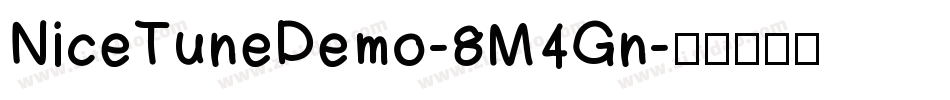 NiceTuneDemo-8M4Gn字体转换