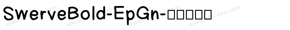 SwerveBold-EpGn字体转换