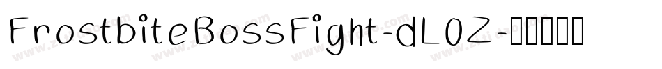 FrostbiteBossFight-dL0Z字体转换
