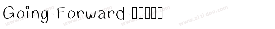 Going-Forward字体转换