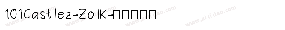 101Castlez-ZolK字体转换