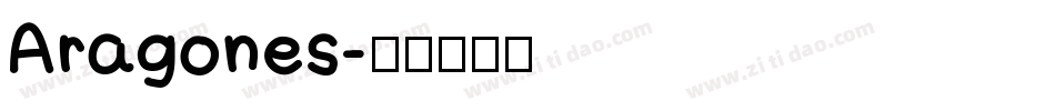 Aragones字体转换
