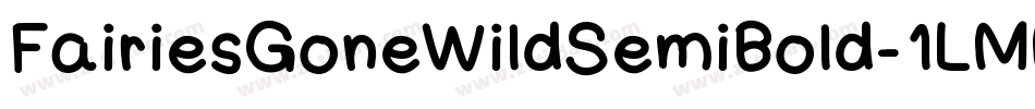 FairiesGoneWildSemiBold-1LMM字体转换