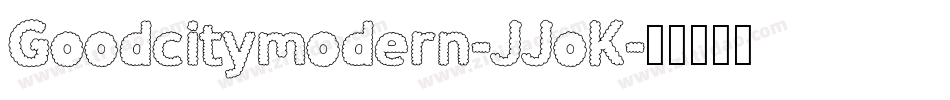 Goodcitymodern-JJoK字体转换