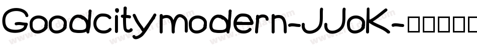 Goodcitymodern-JJoK字体转换