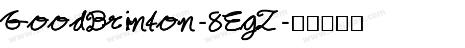 GoodBrinton-8EgZ字体转换