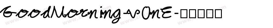 GoodMorning-v0nE字体转换