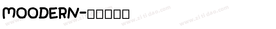MOODERN字体转换