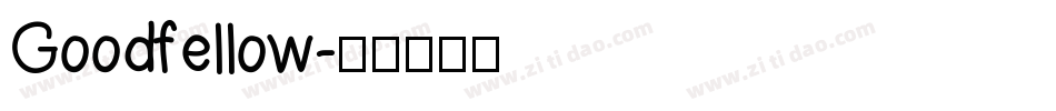 Goodfellow字体转换