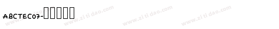 ABCTEC07字体转换