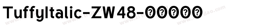 TuffyItalic-ZW48字体转换