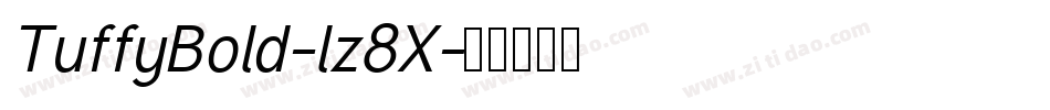TuffyBold-lz8X字体转换